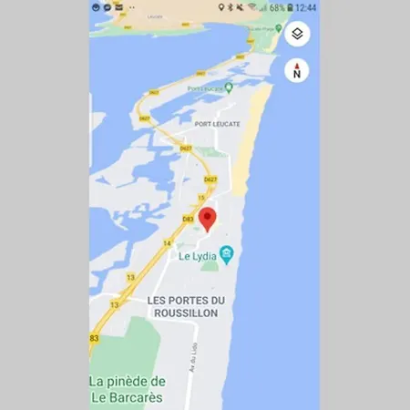T2, Vue Sur Mer, Terrasse, Parking Privé Appartamento Le Barcarès